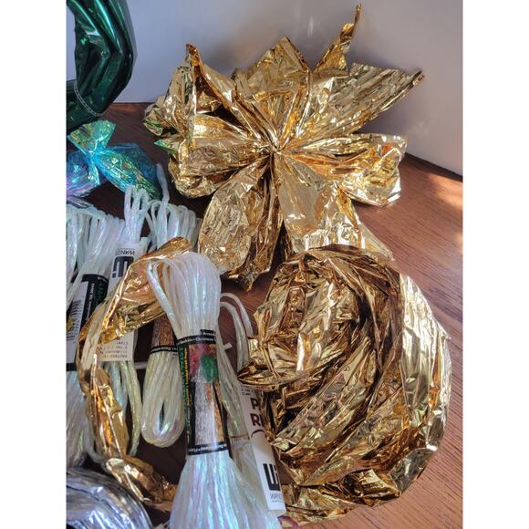 Twisted Paper Ribbon Lot of Assorted Home Decor Arts & Crafts Supplies - Picture 9 of 14